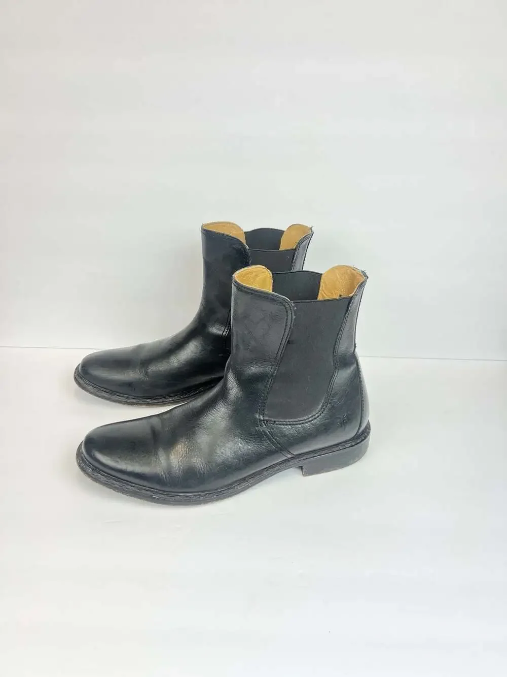 Frye Men's Black Leather Chelsea Boots Size 10D